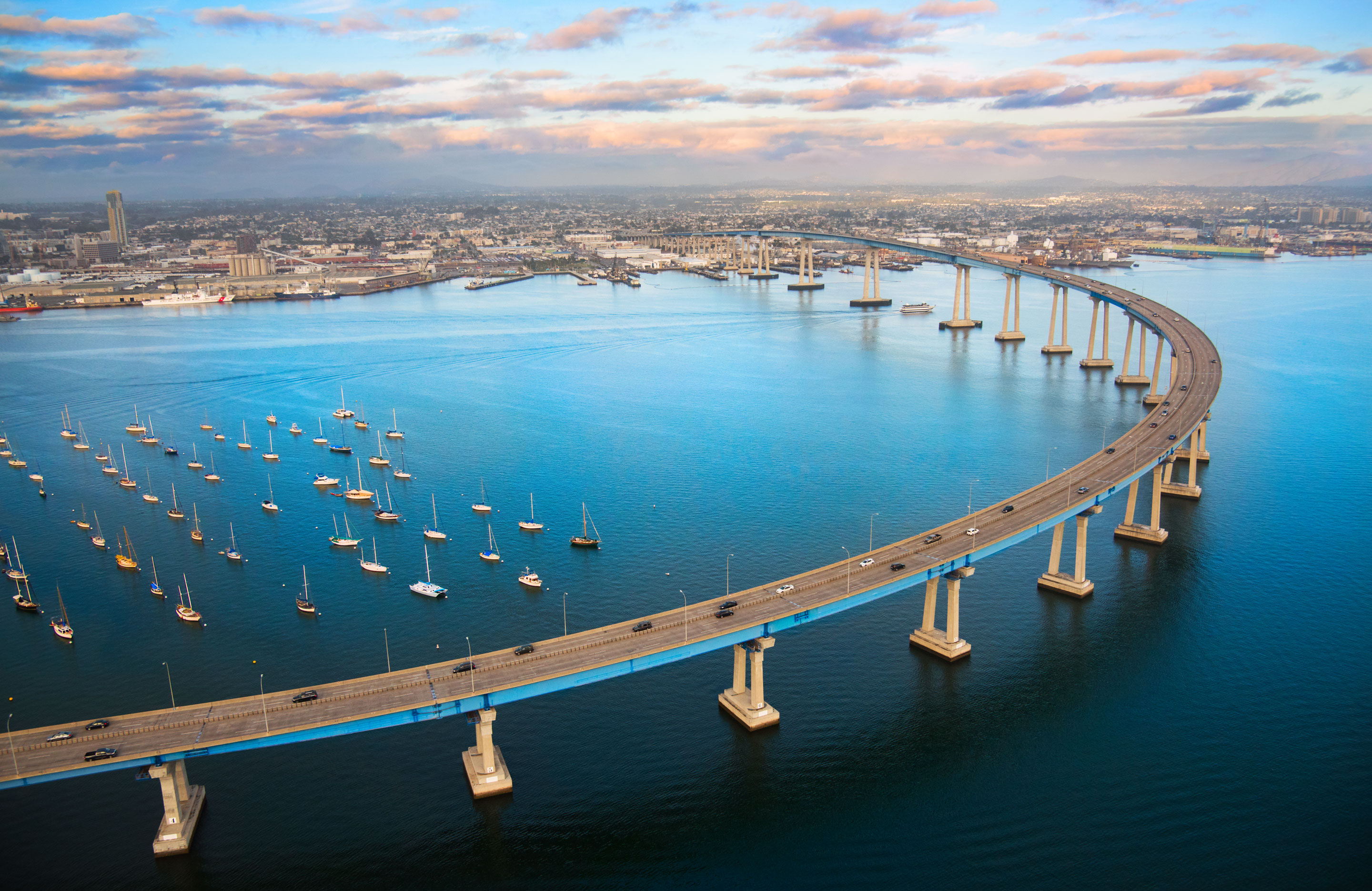 San Diego city skyline.