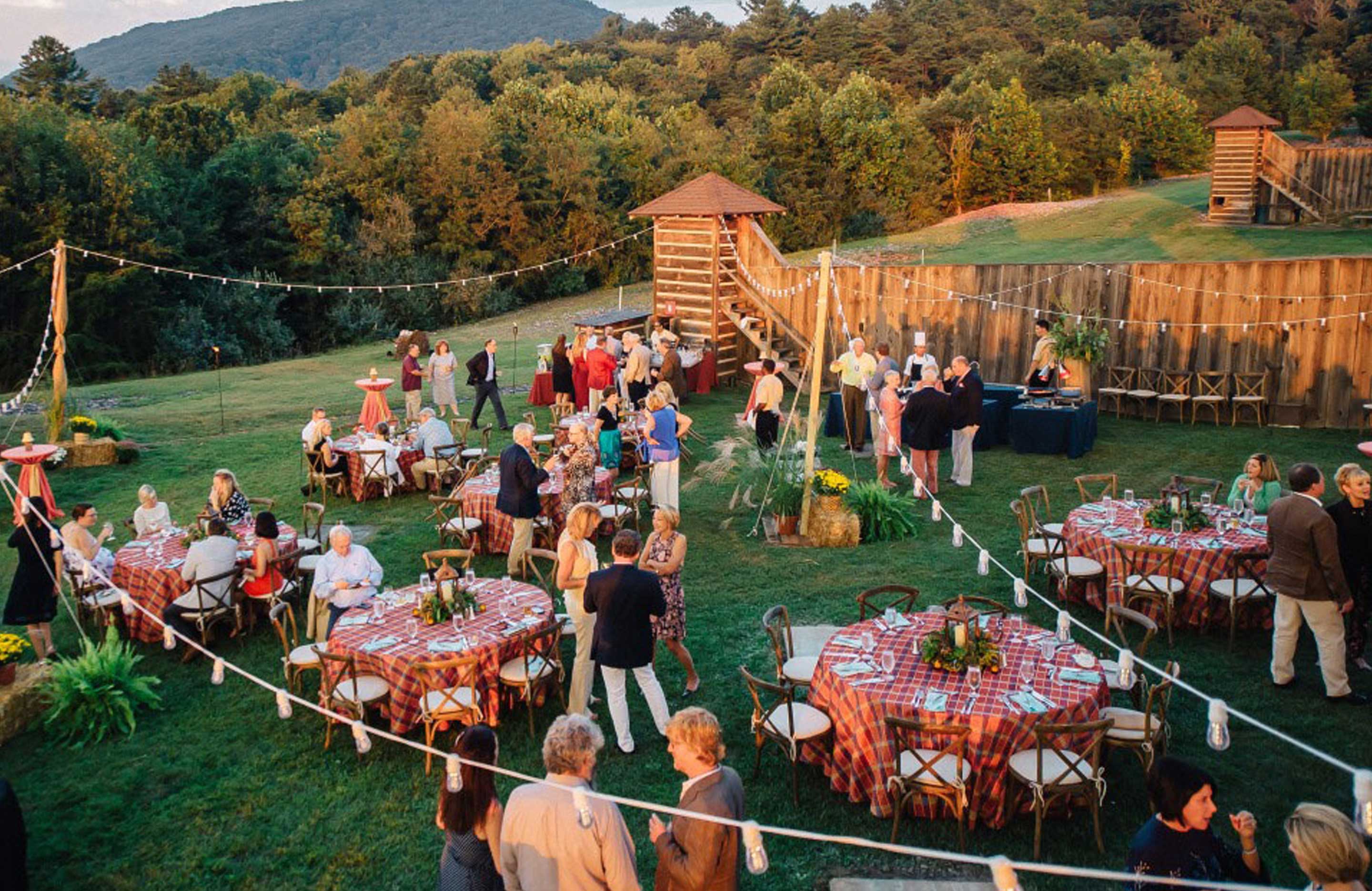 Omni hosting an outdoor event