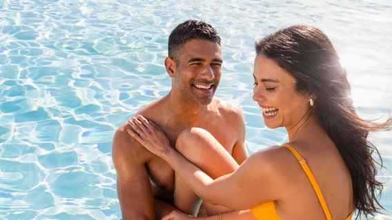 Couple in a Pool