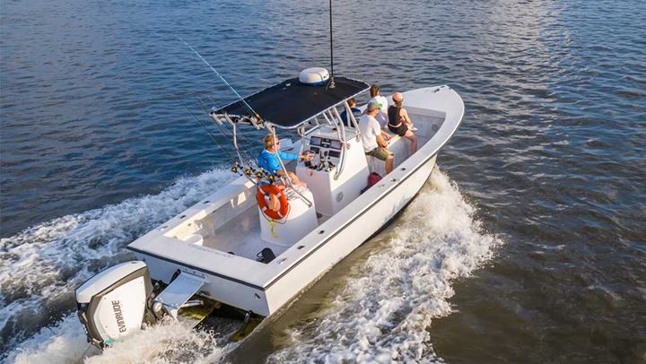 Family fishing in Amelia Island