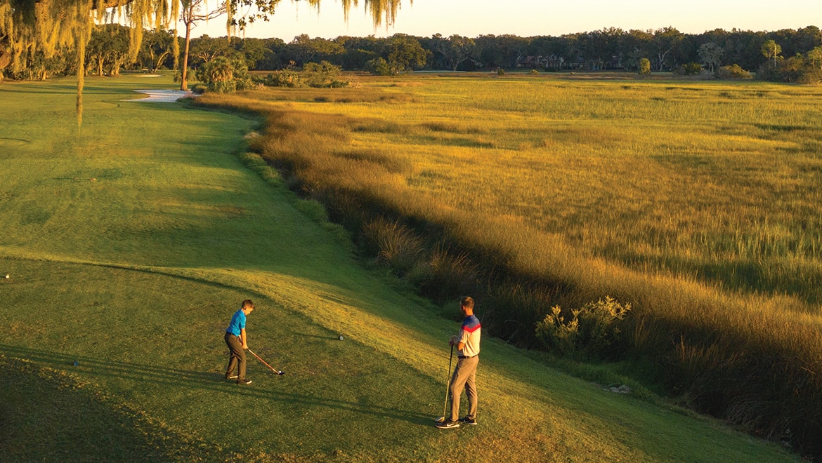 Father & Son at Oak Marsh