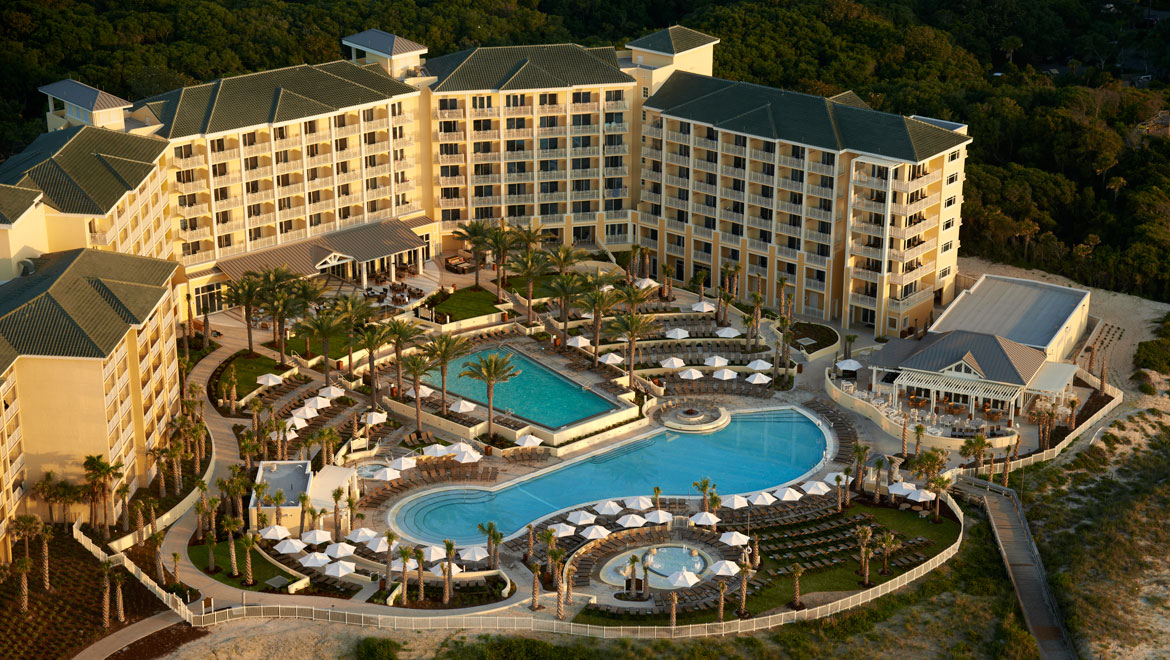 Omni Amelia Island aerial view