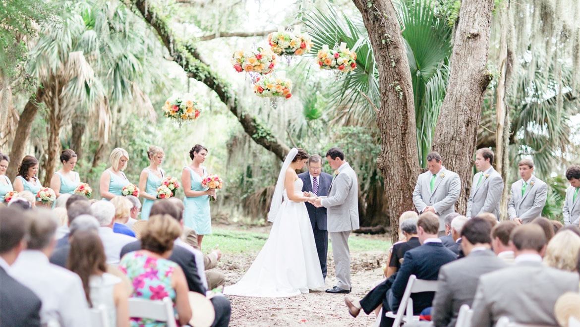 Wedding ceremony at Amelia Island