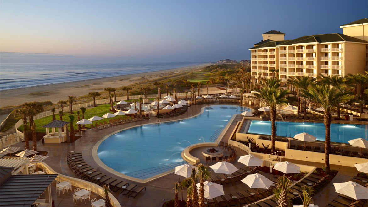 Resort pool at Amelia Island