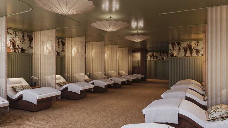 Spa relaxation room