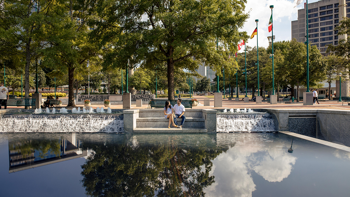 Centennial Olympic Park - Omni Atlanta CNN Center