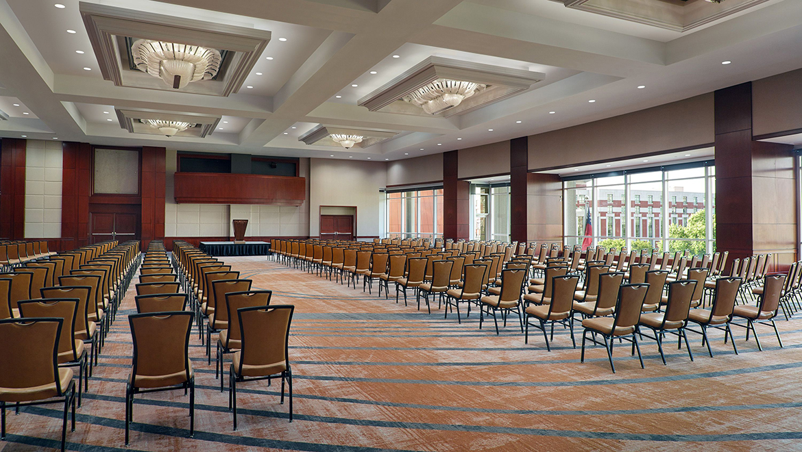 Omni CNN Center grand ballroom chevron 