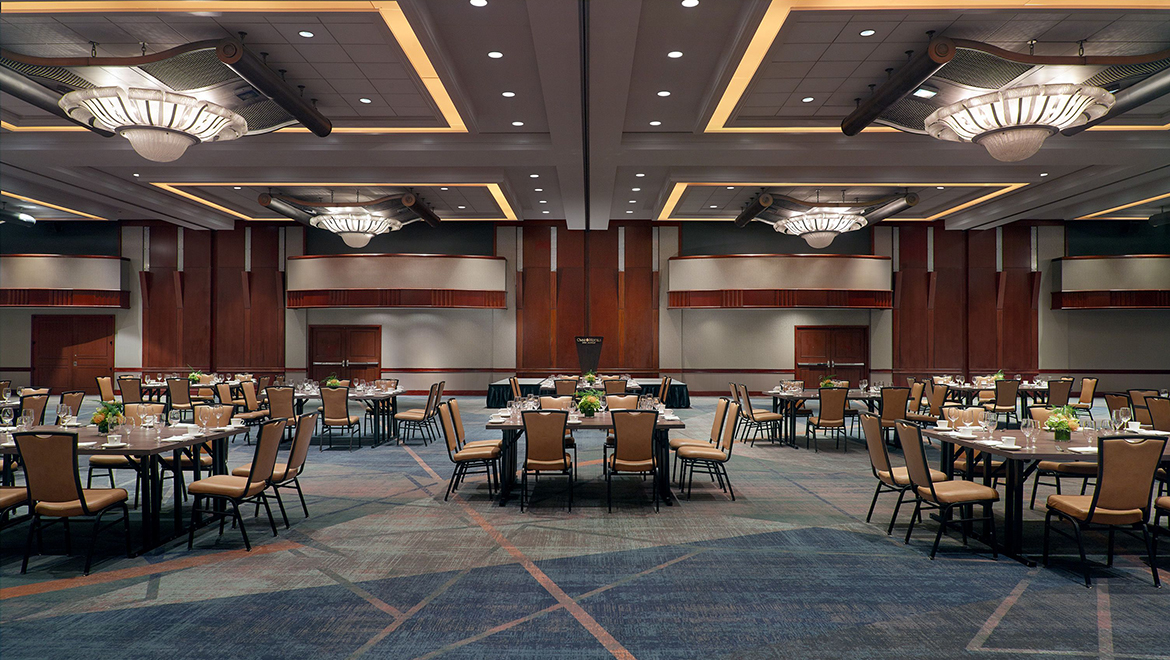 Omni CNN Center International ballroom pods arrangement