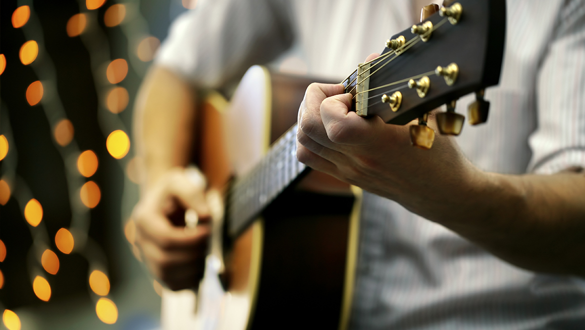 Man playing guitar