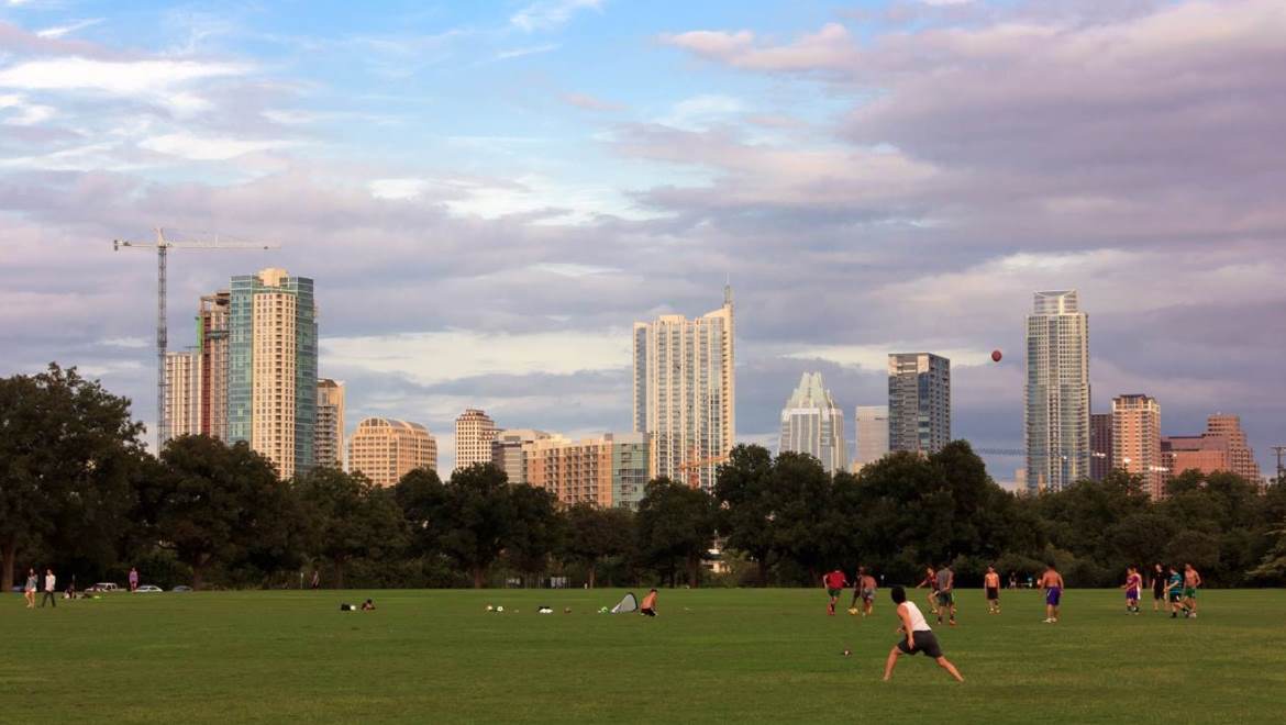 Zilker Park in Austin