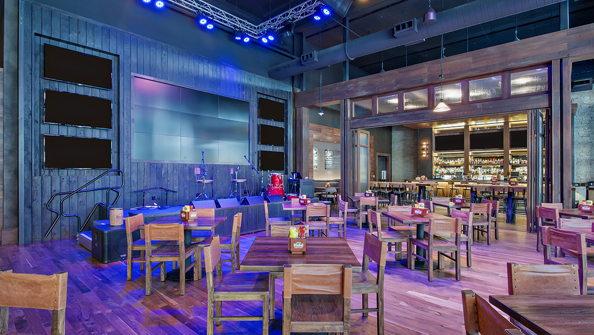 Barlines stage and dance floor- Omni Nashville