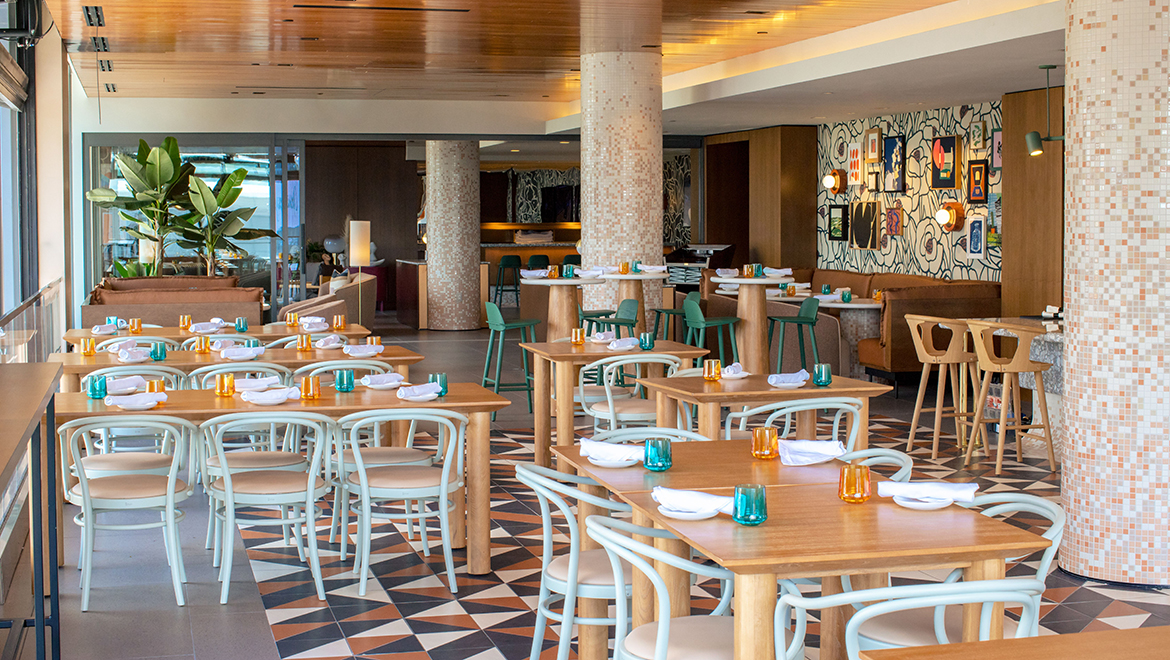 Pool restaurant and bar patio.
