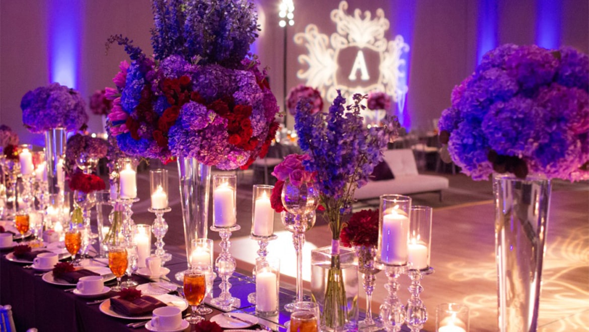 ballroom tablescape