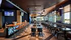 Interior of Top Golf restaurant