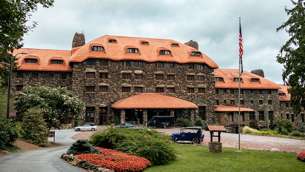 Hotel exterior.