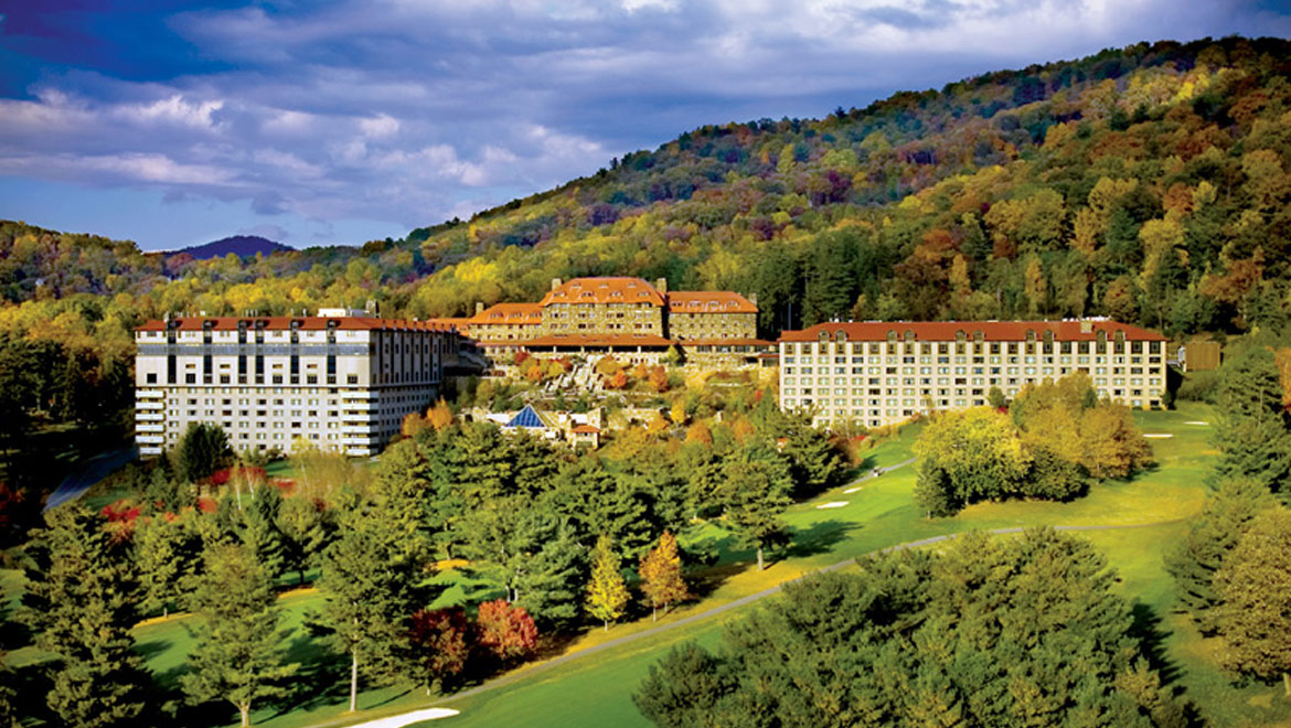 Exterior view of Grove Park Inn