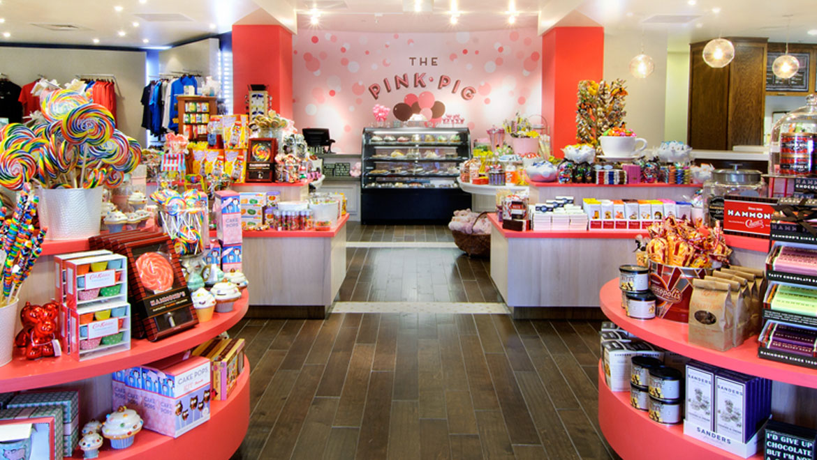The Pink Pig shopping - The Omni Grove Park Inn