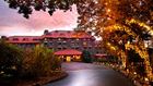 Courtyard entrance at dusk - Omni Grove Park Inn