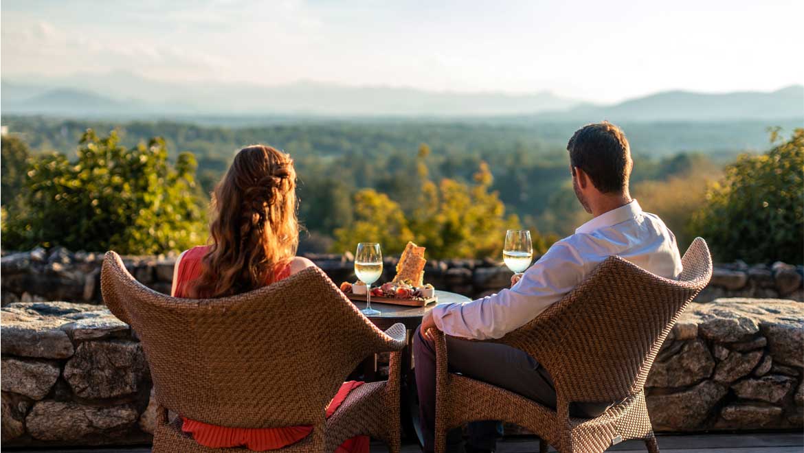 Couple at Sunset Terrace