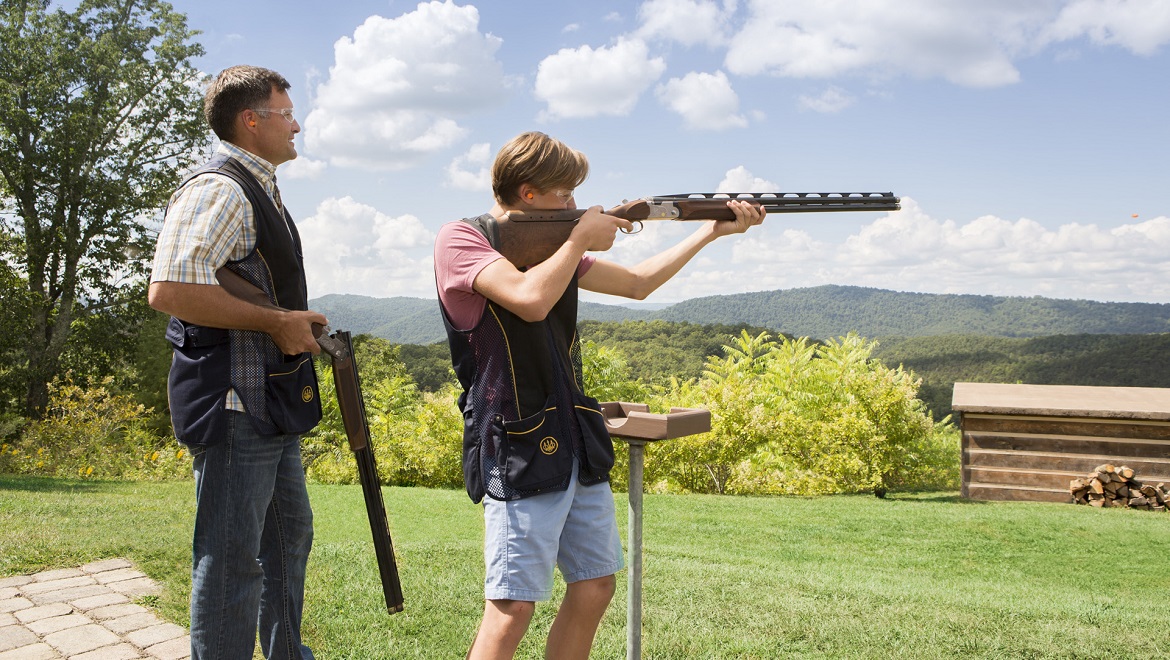 Father Son at the Range