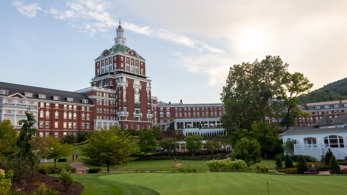 Omni Homestead Resort in spring