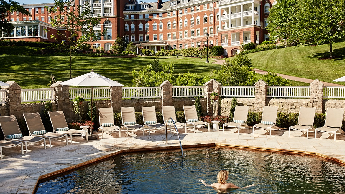 The Serenity Garden at The Omni Homestead Resort