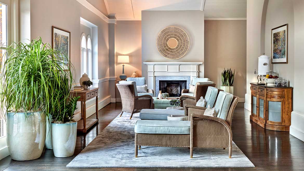 Spa relaxation room