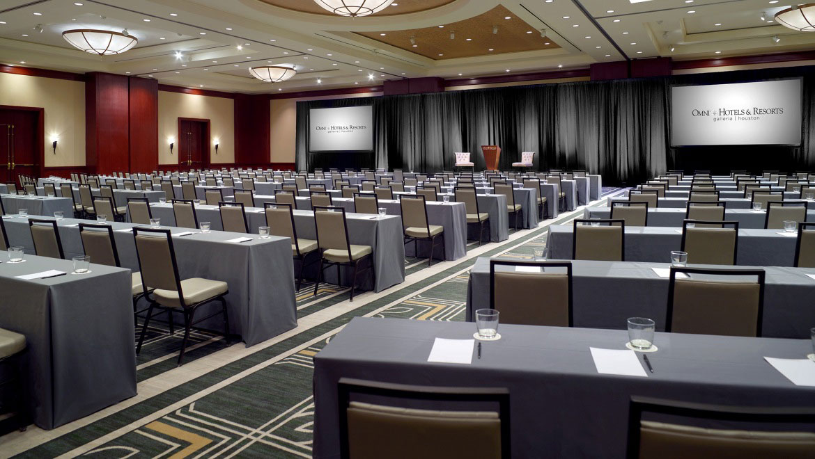 Post Oak Ballroom Classroom Setup