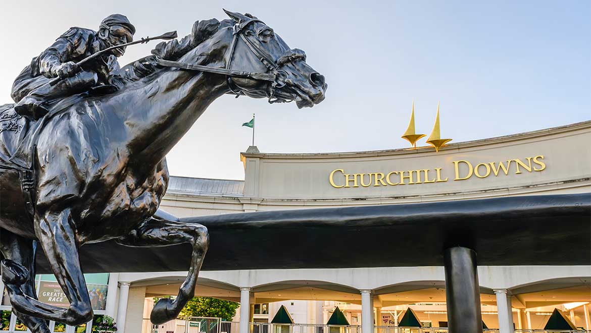 Churchill Downs statue