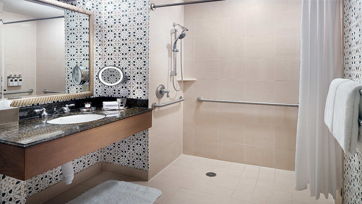 ADA Roll-in Shower