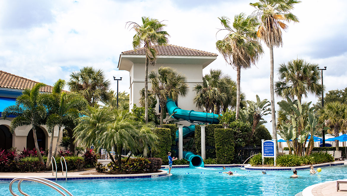 Family Pool and Slide