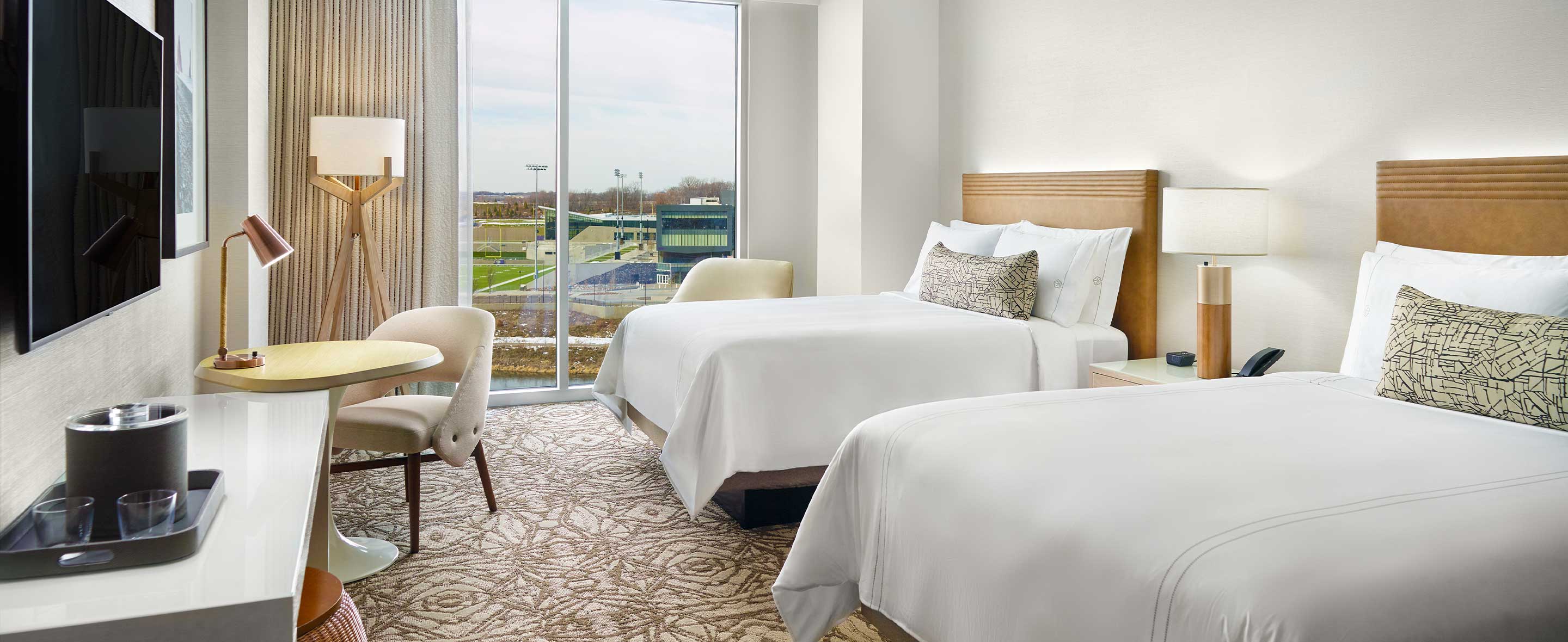 Guest room with two queen beds