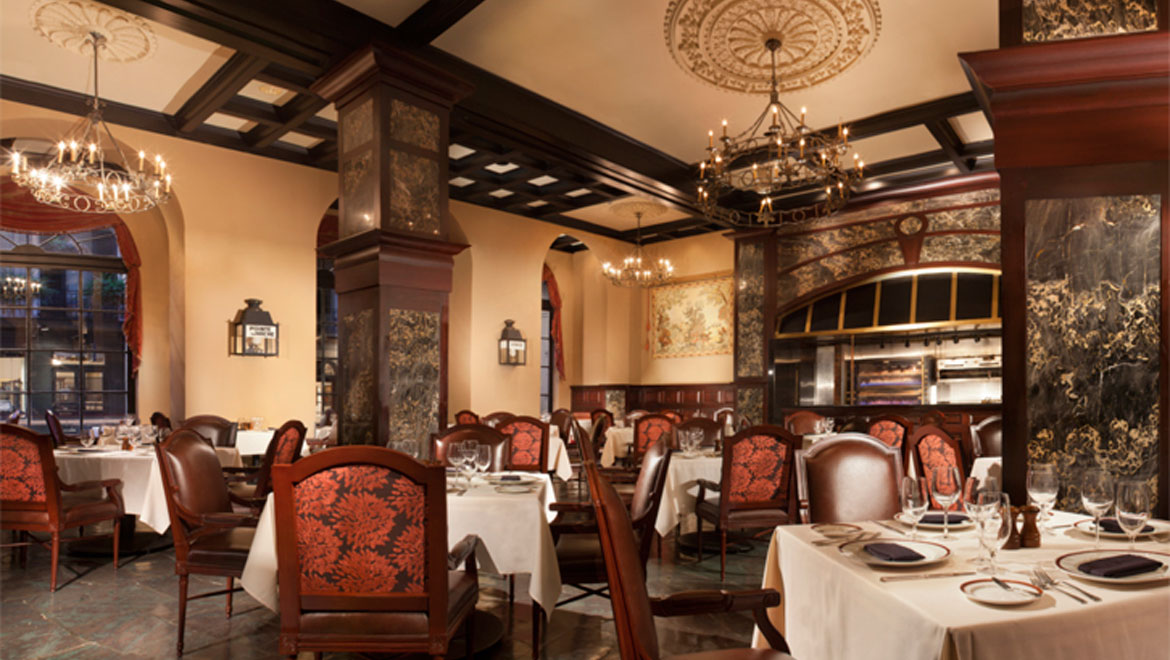 Rib Room seating at Royal Orleans 