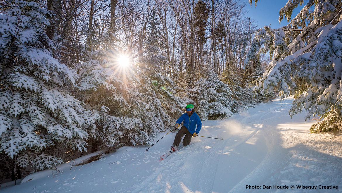 Glade skiing at Bretton Woods