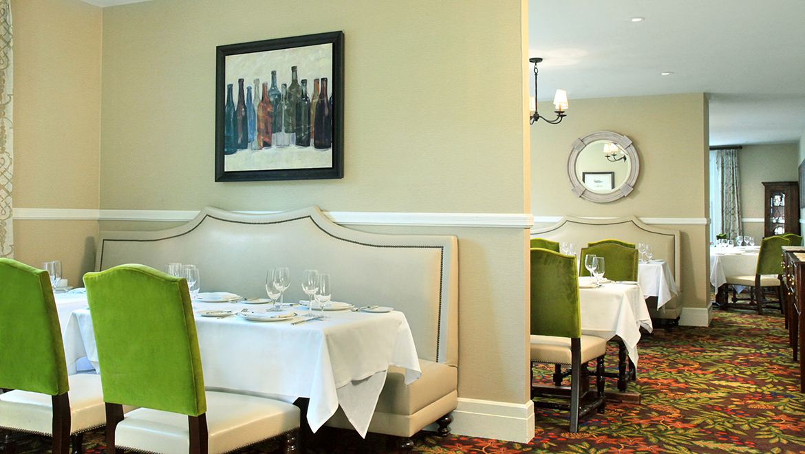 Dining room at Omni Bretton Arms