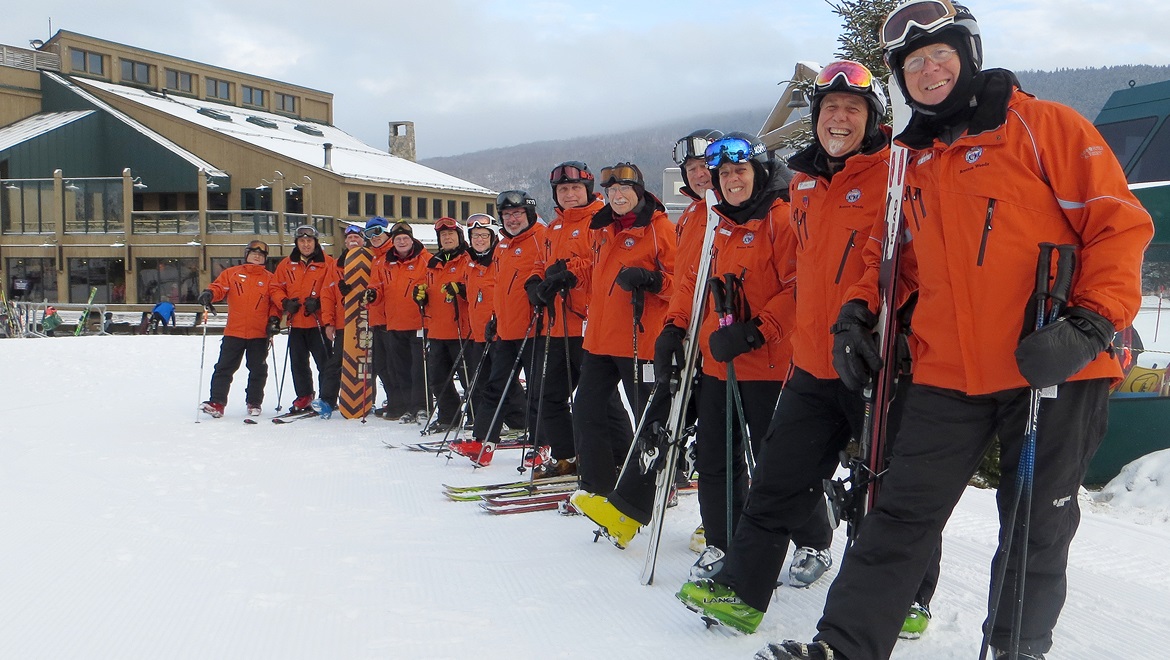 Ski instructors at Bretton Woods