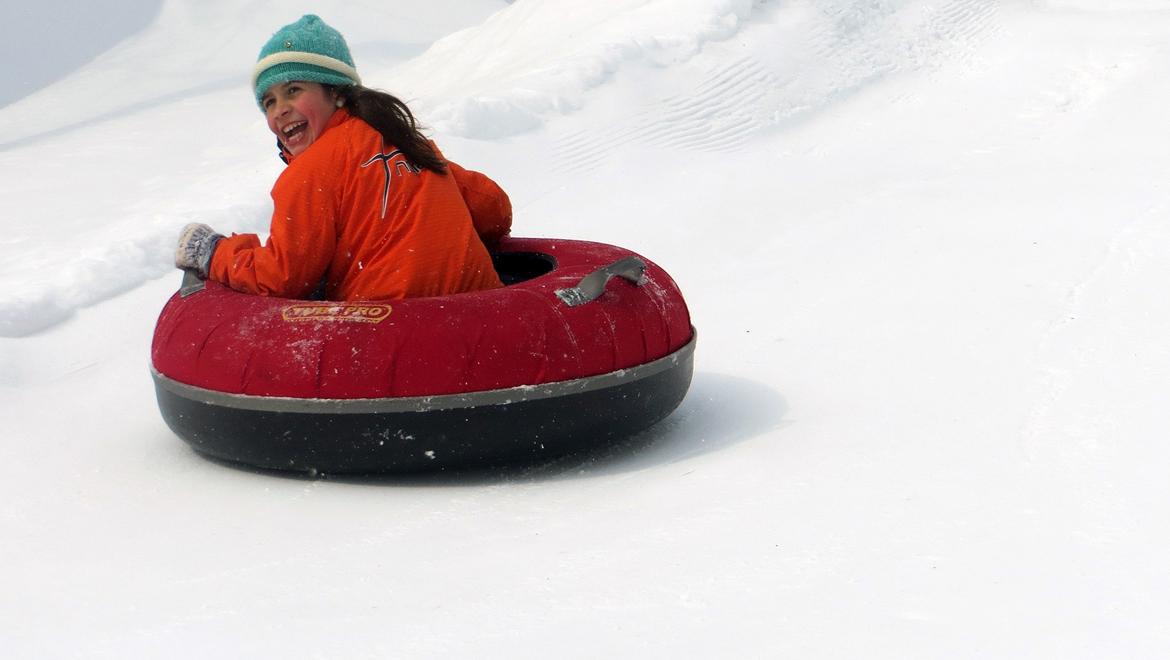 Snowtubing at Mount Washington