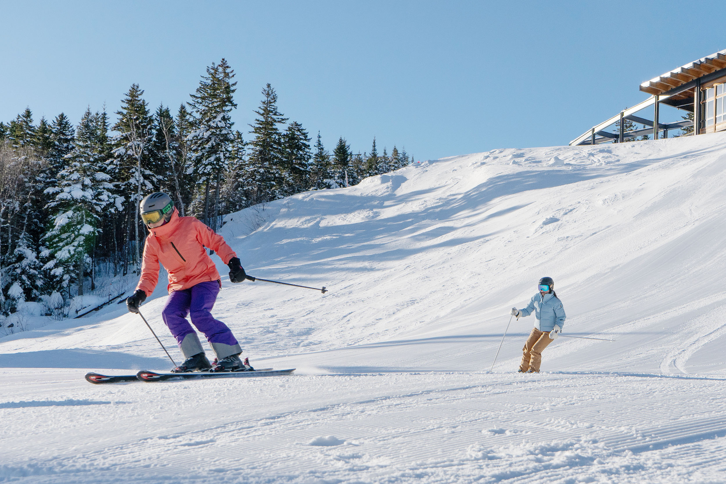 Person snow boarding