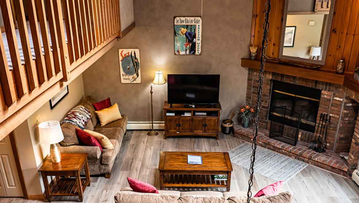 Living room of Townhome
