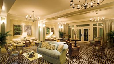 Coed lounge at the Mount Washington Resort spa