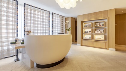 Spa reception desk