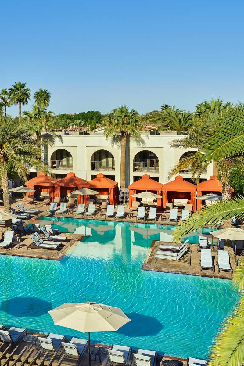 Pool area at Omni Scottsdale Scottsdale Resort & Spa at Montelucia