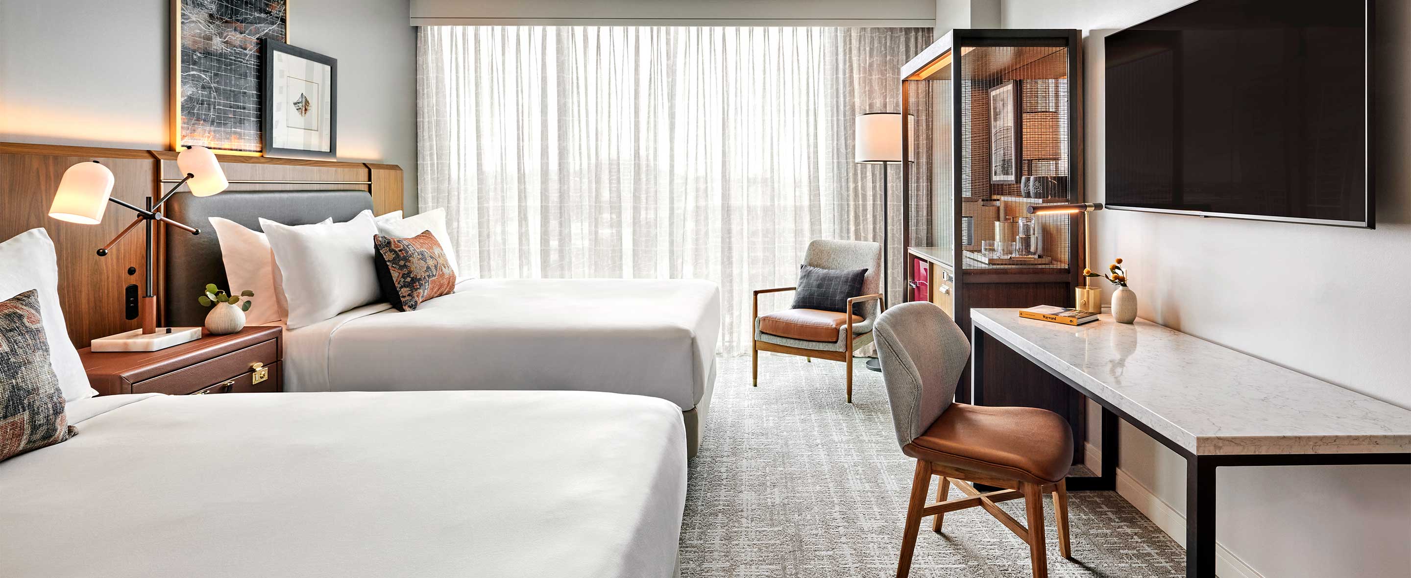 Guest room with two queen beds