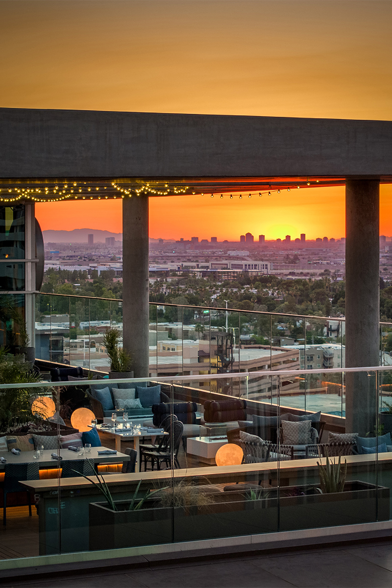 Rooftop restaurant