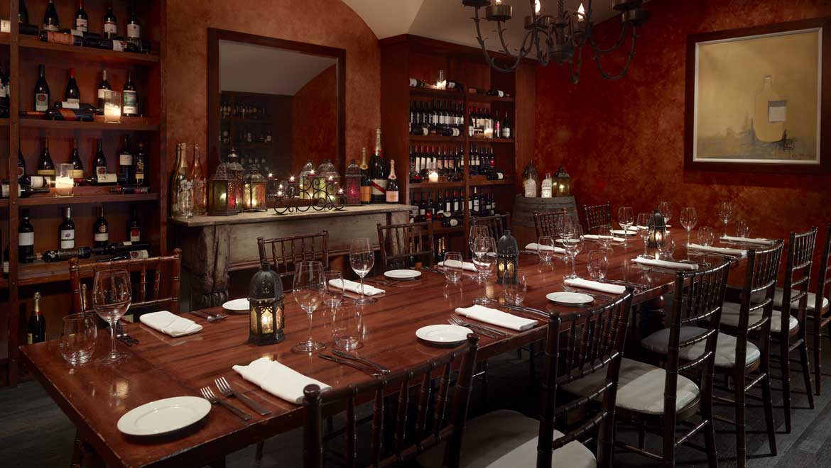 Private dining area