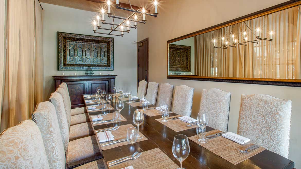 Private dining room