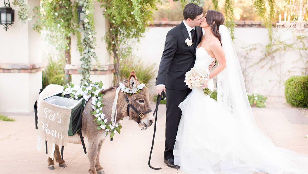 Omni Scottsdale Weddings Bride and Groom