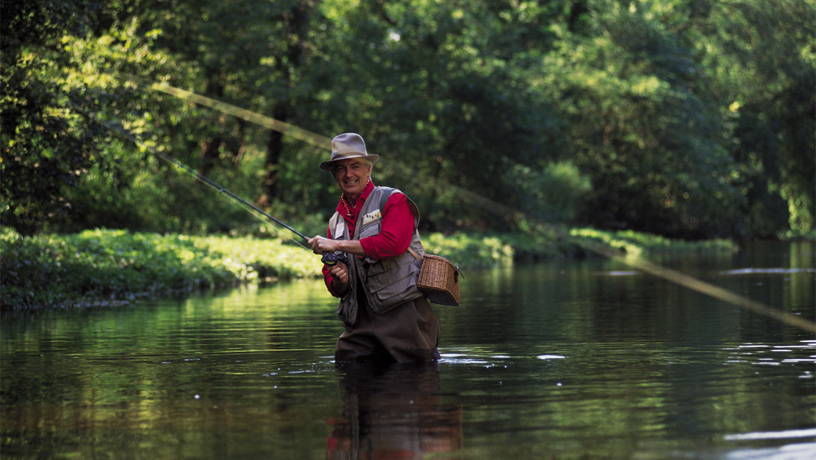 Fly fishing in Bedford Springs 