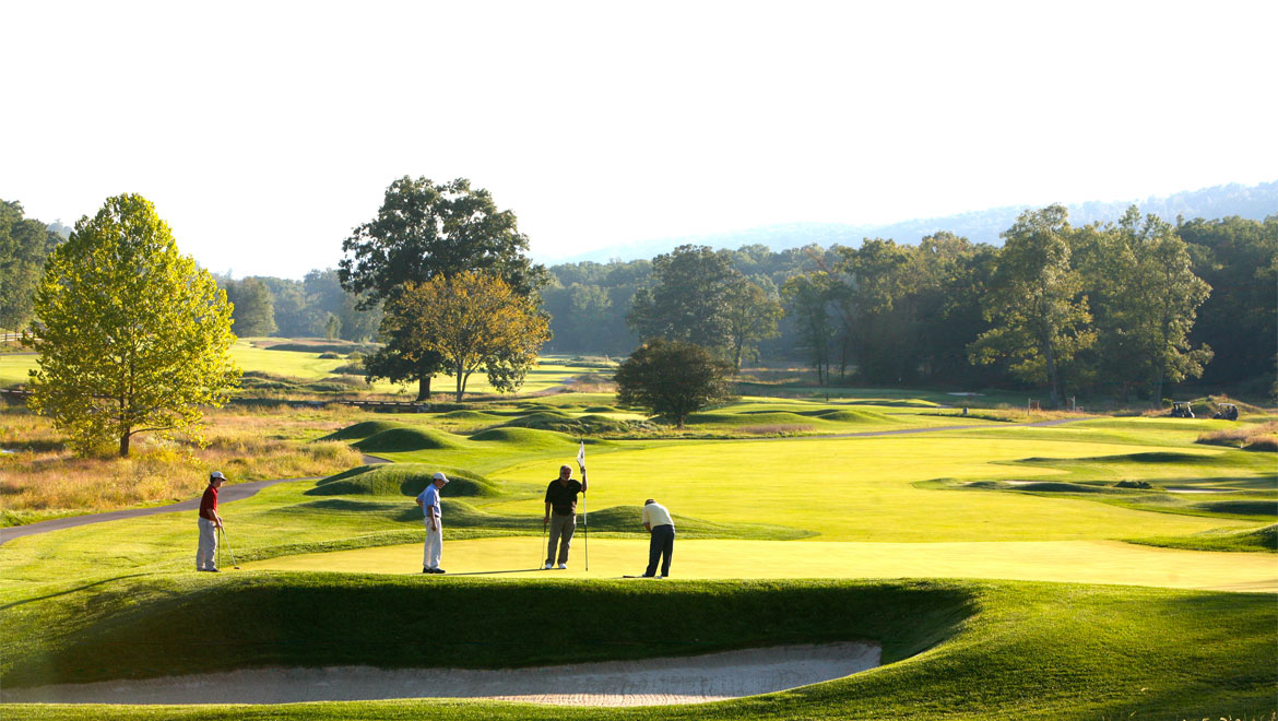 Golf course in Bedford Springs