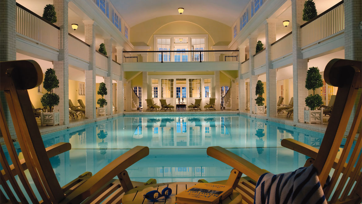Indoor pool at Bedford Springs 